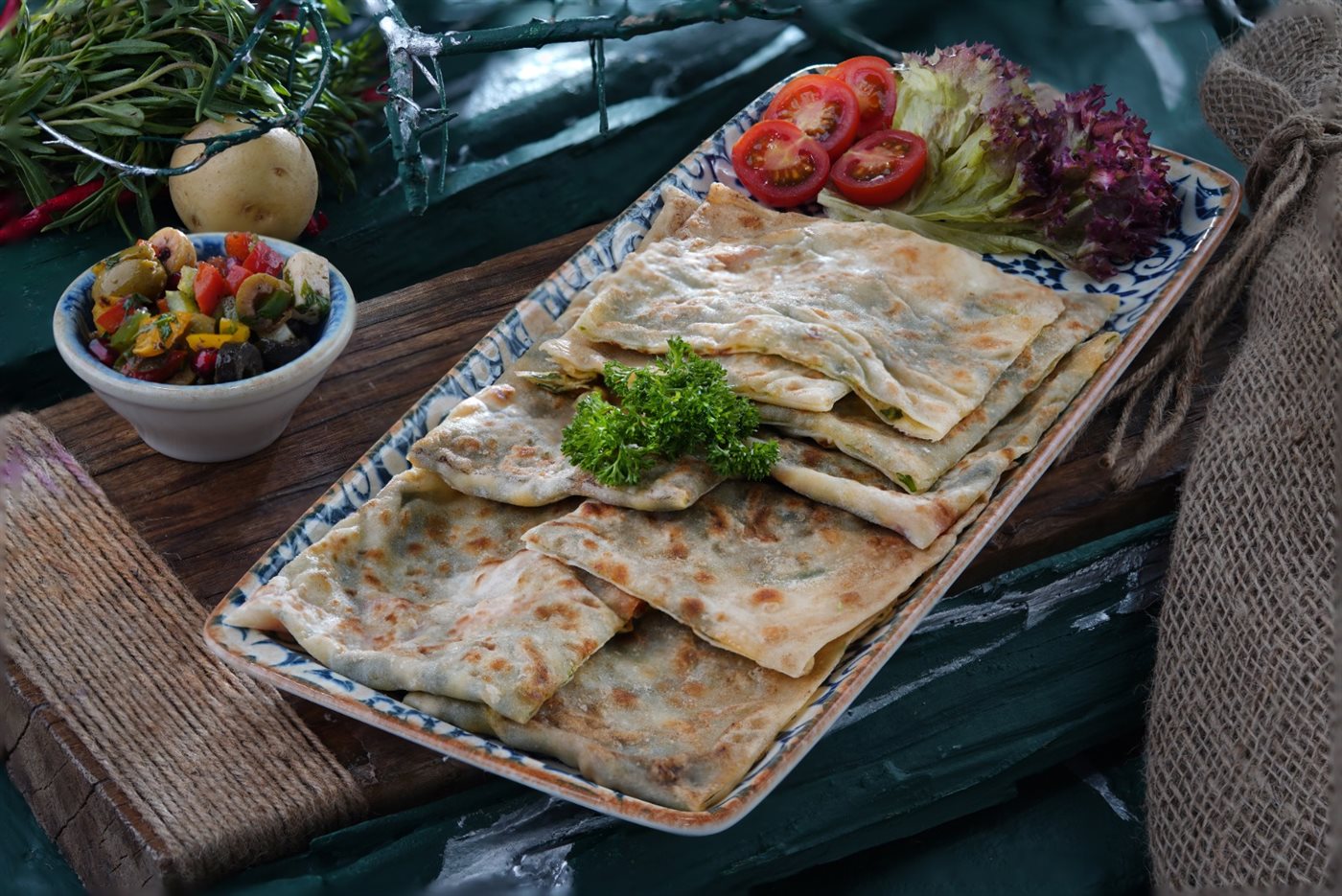 بازلاما بالجبنة